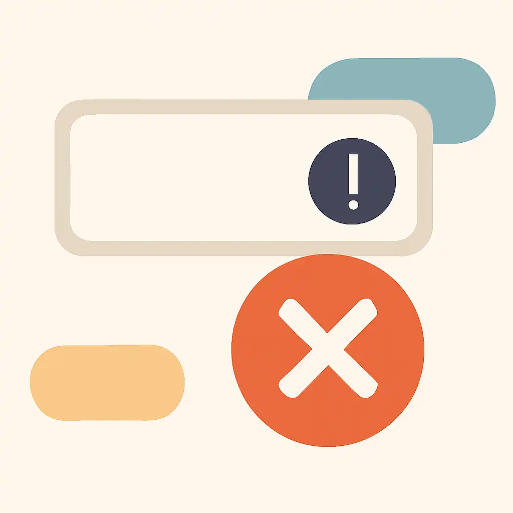 Close-up of button or form field for common beginner mistakes, Khanapara Teer